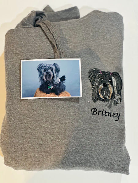 Kids/Youth Dog portrait embroidery